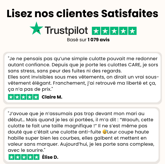 Care. - Le sous-vêtement anti-fuite Urinaire