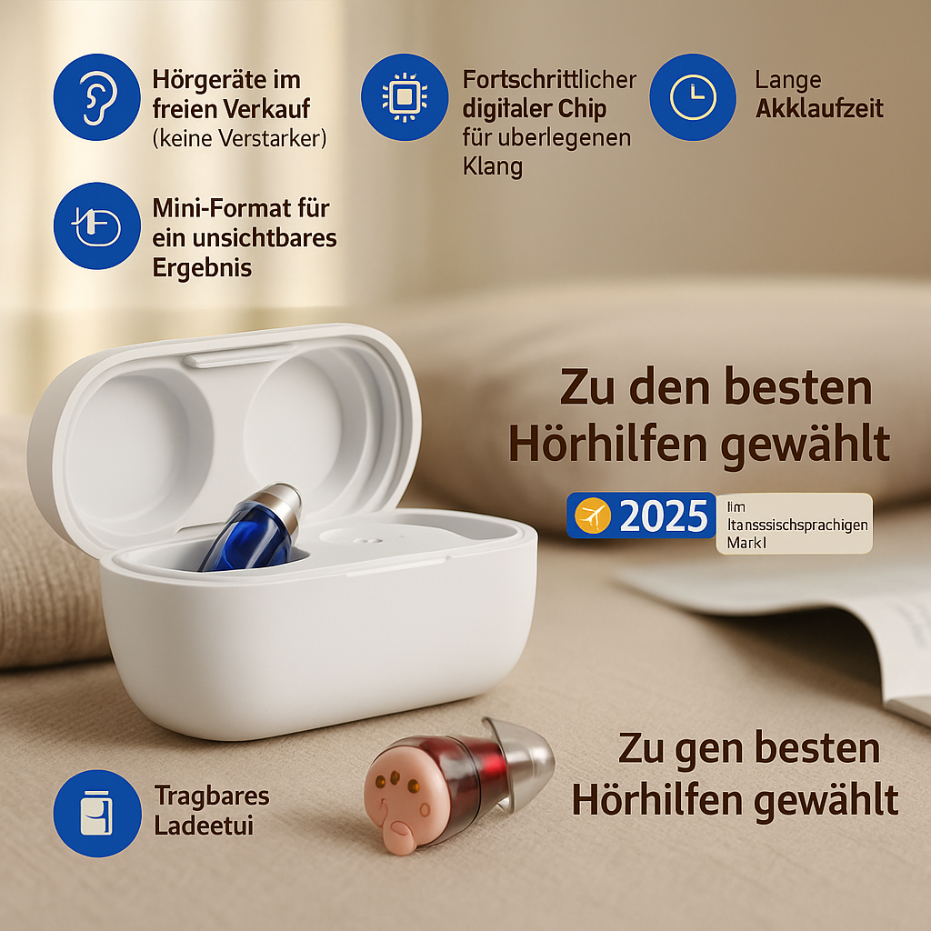 Sense – Das diskrete Hörgerät, das deinen Alltag verbessert