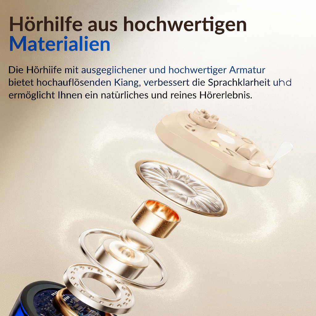 Sense – Das diskrete Hörgerät, das deinen Alltag verbessert