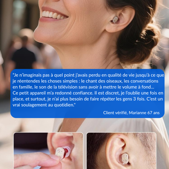 Sense - L’appareil auditif discret qui change le quotidien