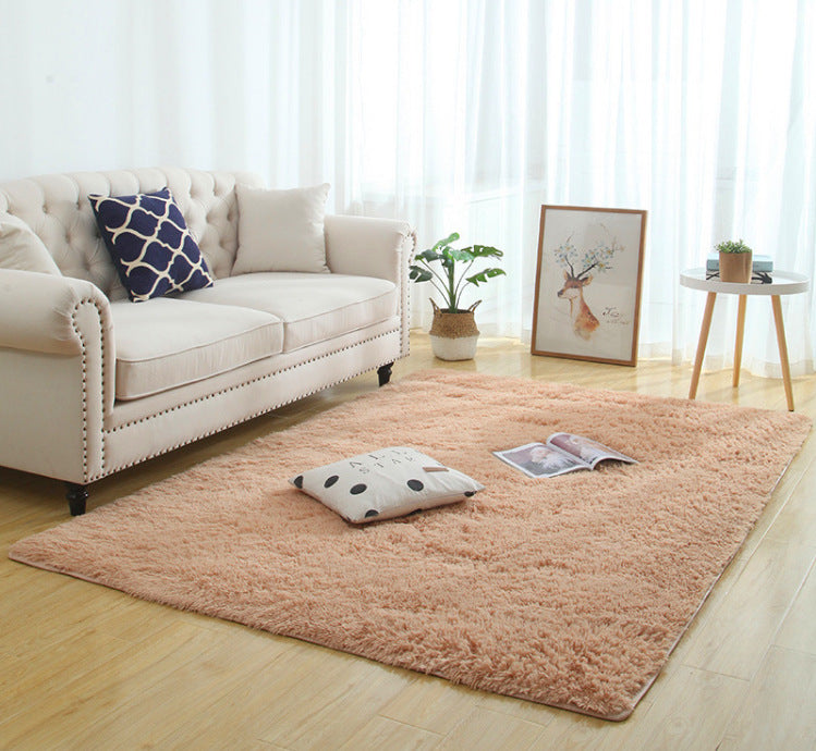 Tapis de salon moderne à poils courts et doux