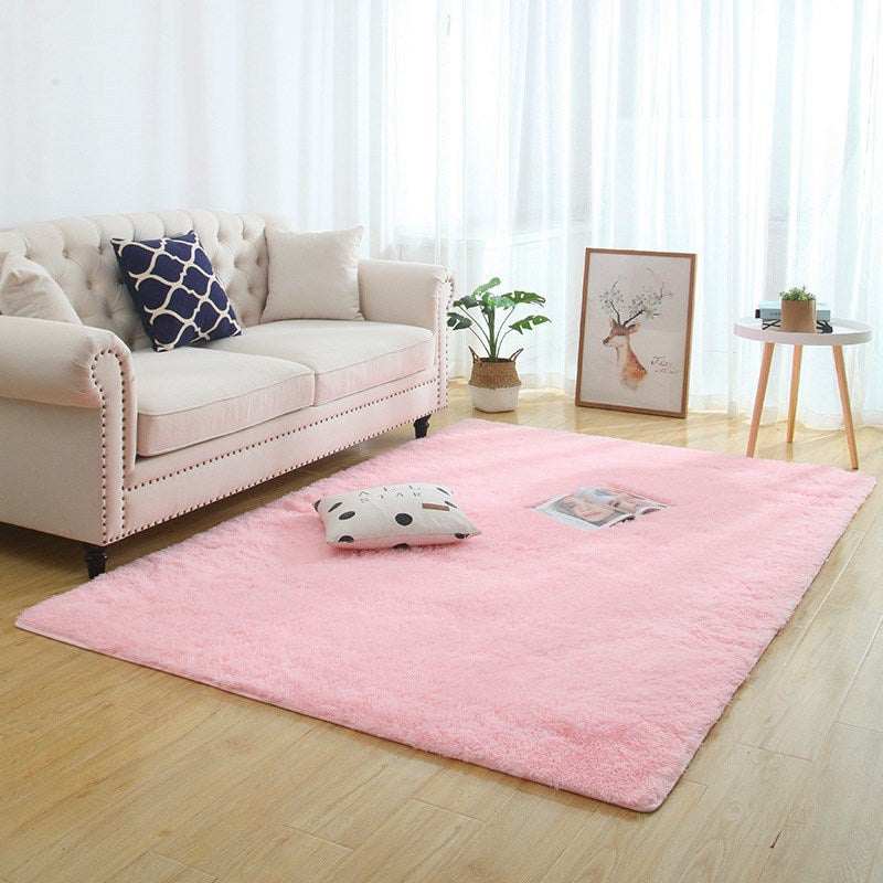 Tapis de salon moderne à poils courts et doux