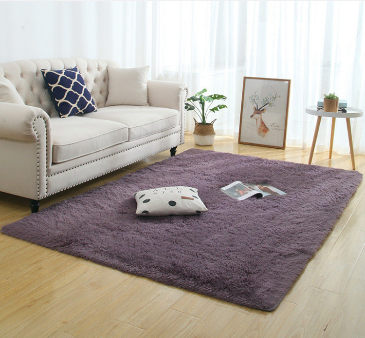 Tapis de salon moderne à poils courts et doux