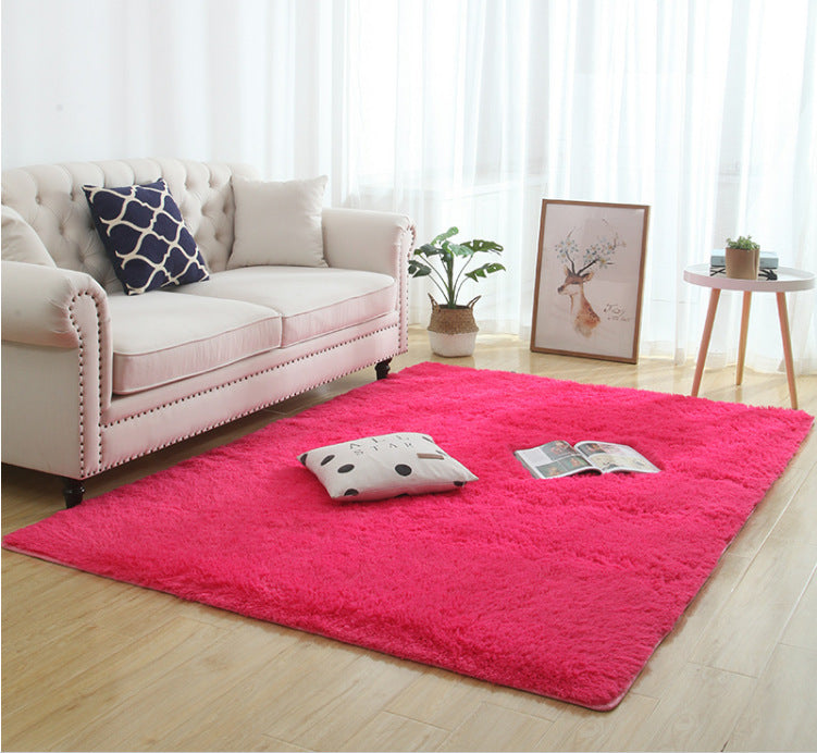 Tapis de salon moderne à poils courts et doux