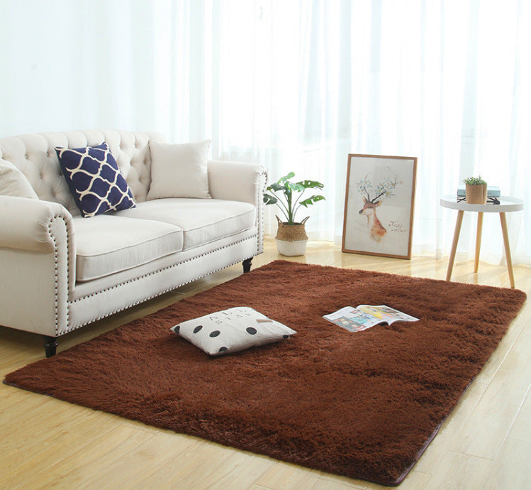 Tapis de salon moderne à poils courts et doux