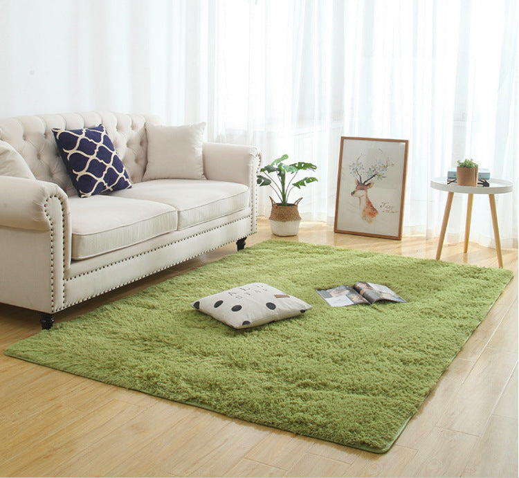 Tapis de salon moderne à poils courts et doux