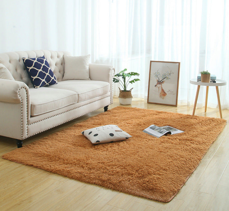 Tapis de salon moderne à poils courts et doux