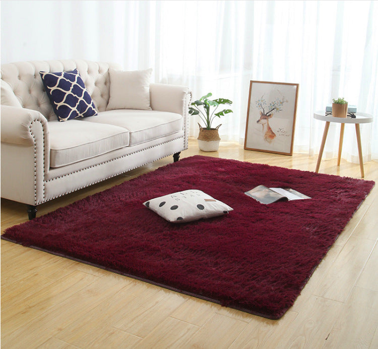 Tapis de salon moderne à poils courts et doux