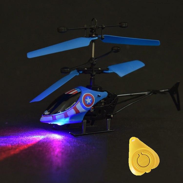 Hélicoptère télécommandé RC, Mini hélicoptère avec lumière LED, Chargement  USB, Mini Jouet Volant davion pour Enfants Adulte